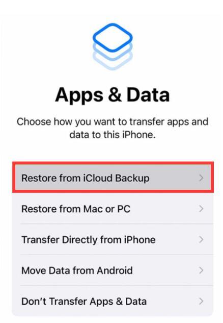 Transfer Data from iPhone to iPhone Using iCloud